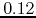 $0.12$