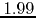 $1.99$