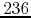 $236$