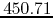 $450.71$