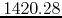 $1420.28$