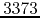 $3373$
