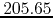 $205.65$