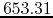 $653.31$