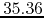 $35.36$