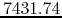 $7431.74$