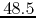 $48.5$