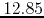 $12.85$