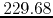 $229.68$