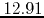 $12.91$