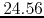 $24.56$