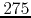 $275$