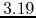 $3.19$