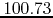 $100.73$