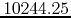 $10244.25$