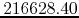 $216628.40$