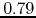 $0.79$