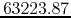 $63223.87$
