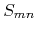 $S_{mn}$