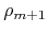 $\rho_{m+1}$