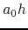 $a_{0}h$