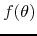 $f(\theta)$