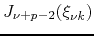 $J_{\nu+p-2}(\xi_{\nu k})$