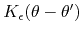 $K_{\epsilon}\!\left(\theta-\theta'\right)$