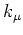 $k_{\mu}$