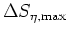 $\Delta S_{\eta,{\rm max}}$