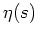 $\eta(s)$