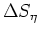 $\Delta S_{\eta}$